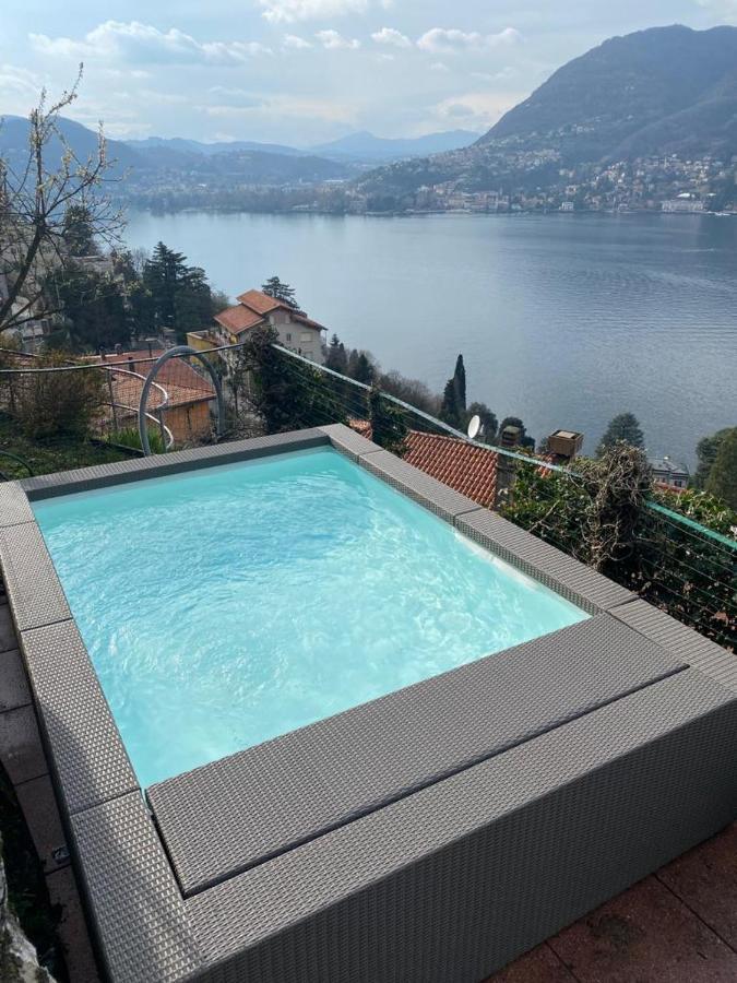 Villa Como, Jacuzzi Spa And Private Pool Blevio Exterior foto