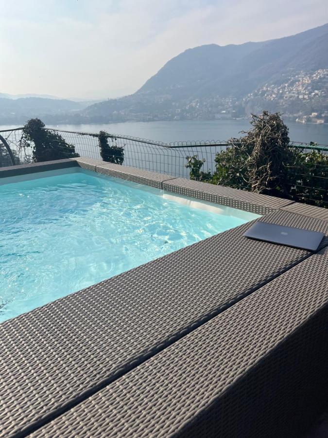 Villa Como, Jacuzzi Spa And Private Pool Blevio Exterior foto