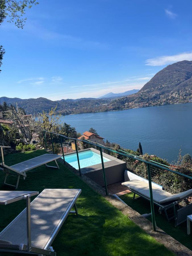 Villa Como, Jacuzzi Spa And Private Pool Blevio Exterior foto