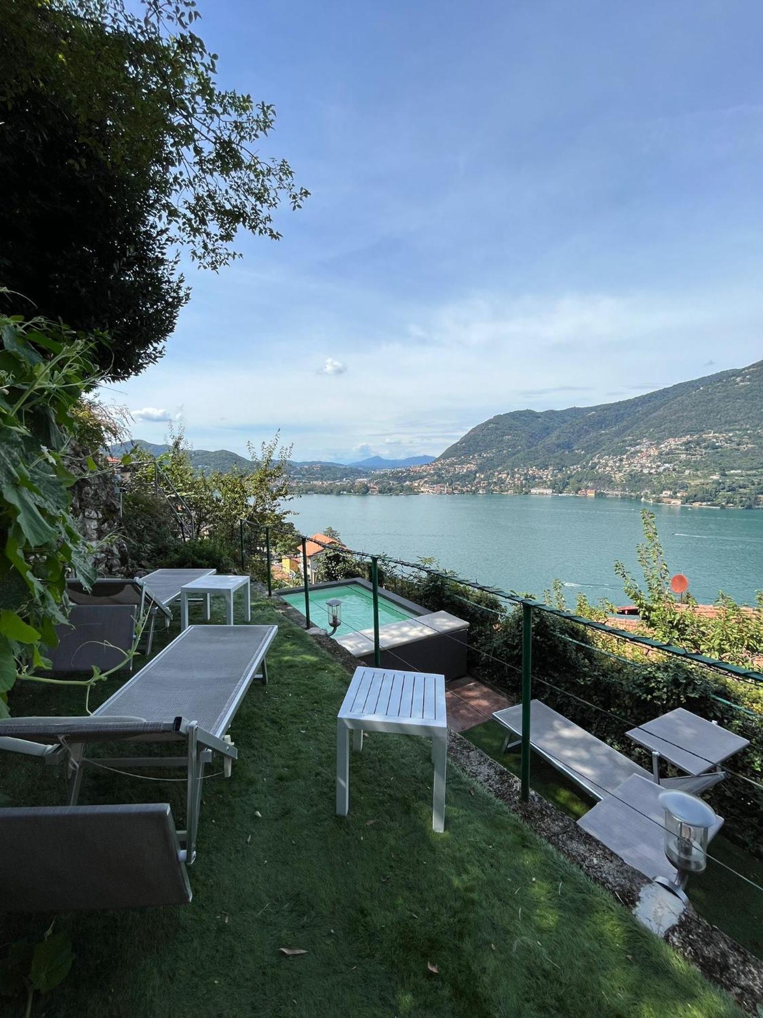 Villa Como, Jacuzzi Spa And Private Pool Blevio Exterior foto